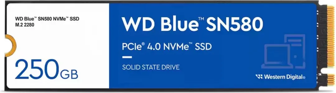 Western Digital Blue SN580 WDS500G3B0E SSD - 500GB