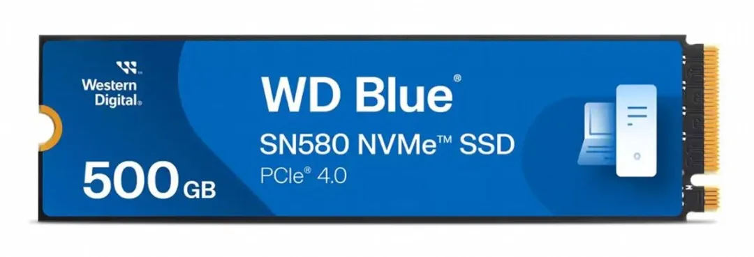 Western Digital Blue SN580 WDS500G3B0E SSD - 500GB - afbeelding 6 van 6