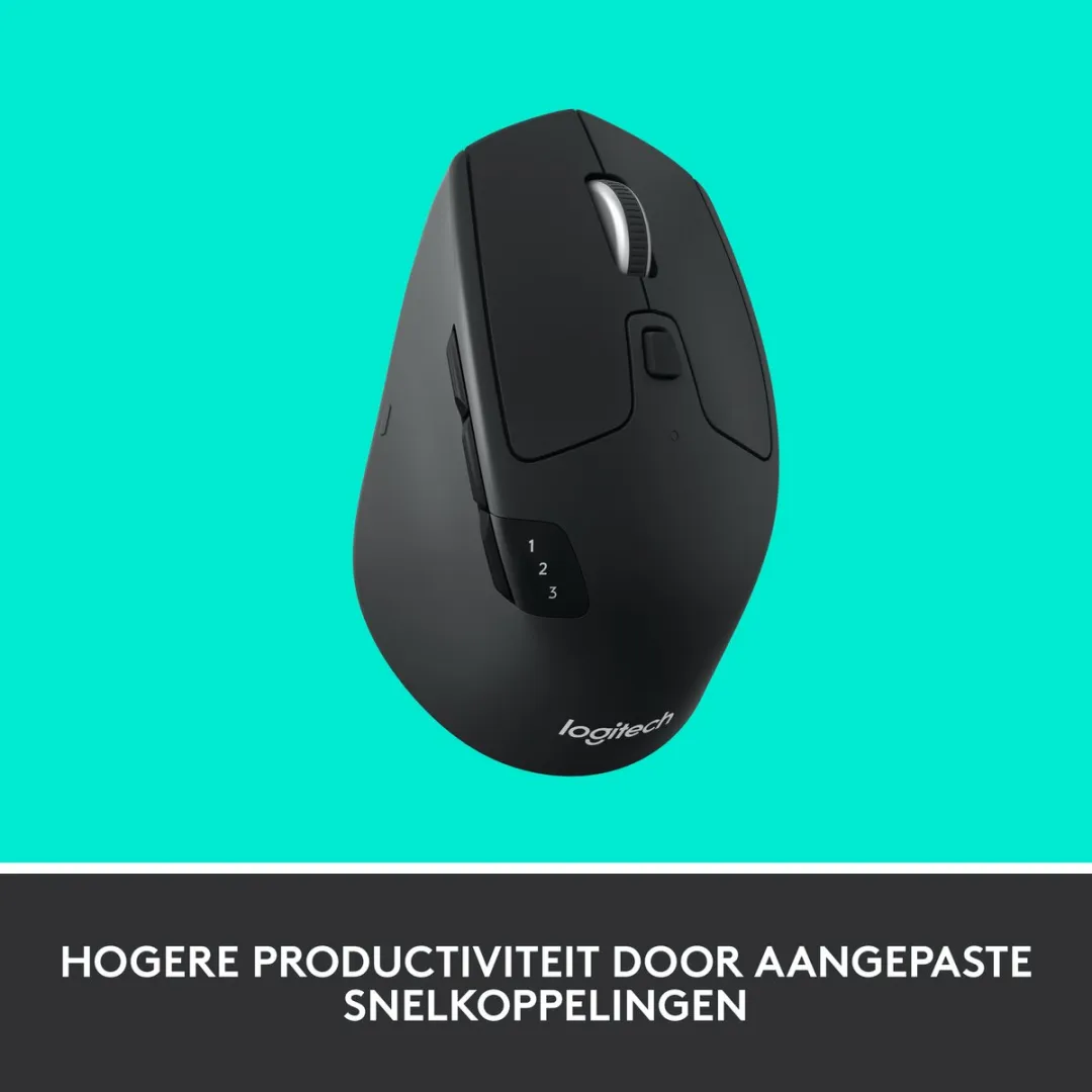 Logitech M720 Draadloze Muis 910-004791 - 8 Knoppen - Zwart