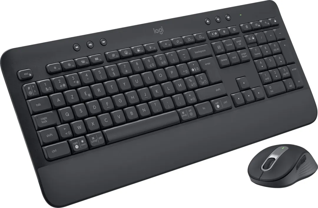 Logitech MK650 Toetsenbord & Muis - Azerty Frans - 4000 DPI - Grafiet