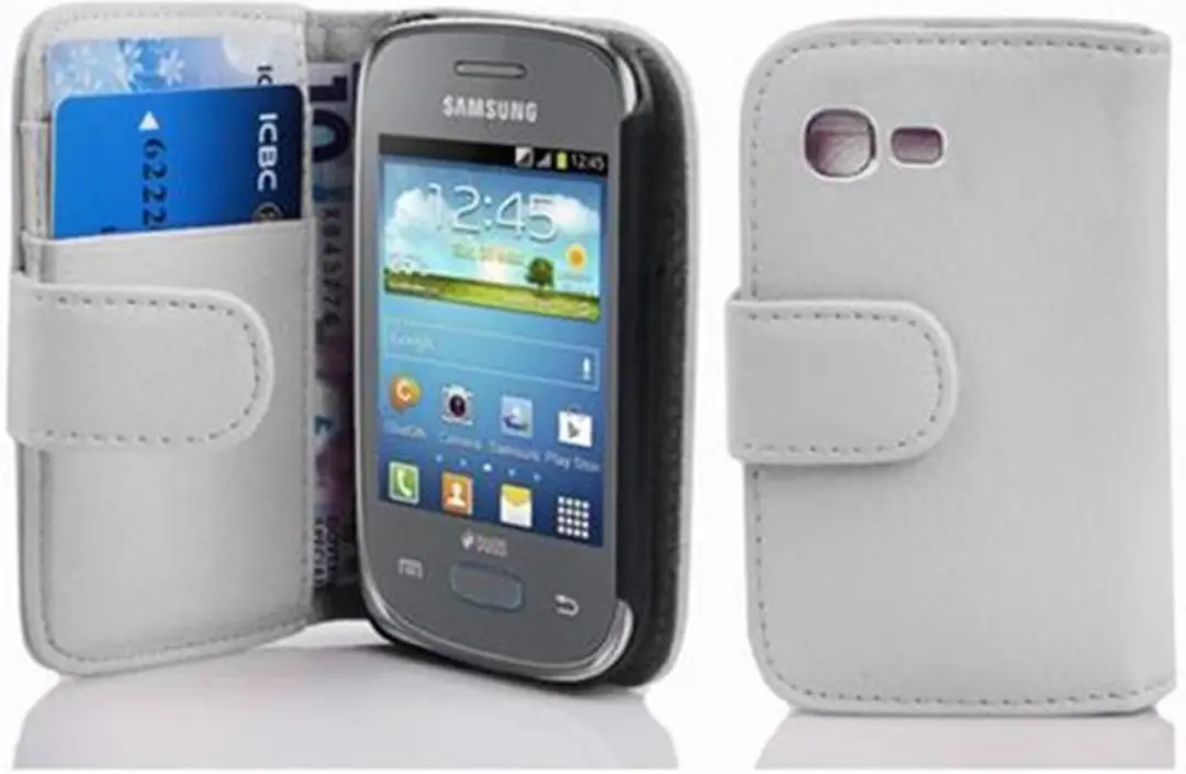 Cadorabo Hoesje geschikt voor Samsung Galaxy POCKET NEO in MAGNESIUM WIT