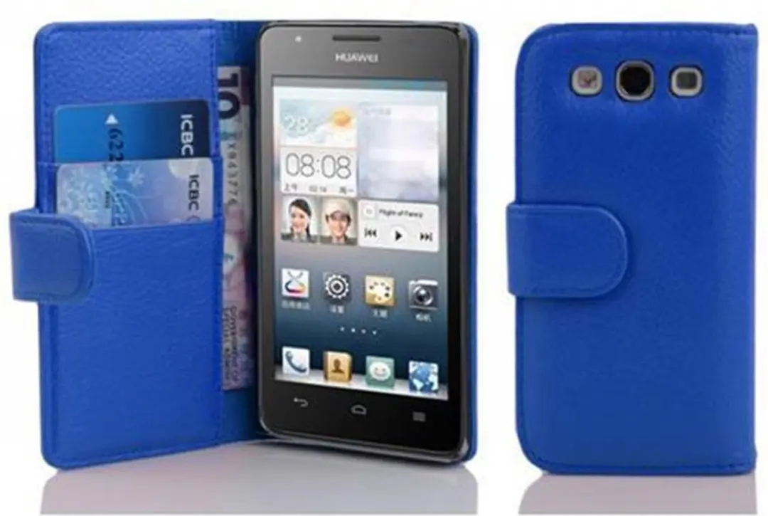 Cadorabo Hoesje geschikt voor Huawei ASCEND G510 / G520 / G525 in KONINGSBLAUW