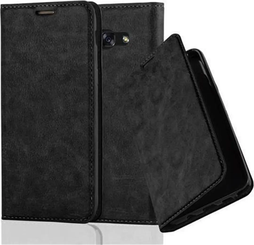 Cadorabo Hoesje geschikt voor Samsung Galaxy A5 2017 in ZWARTE NACHT