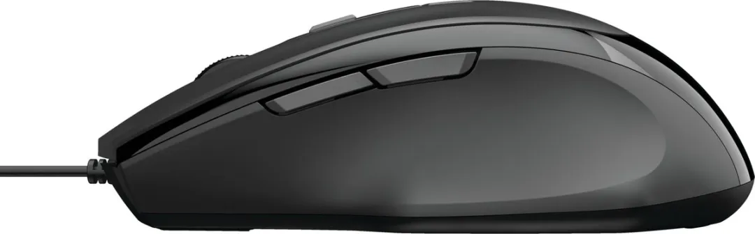 Trust Voca Bedrade Optische Muis 1200 DPI - Zwart - afbeelding 6 van 6