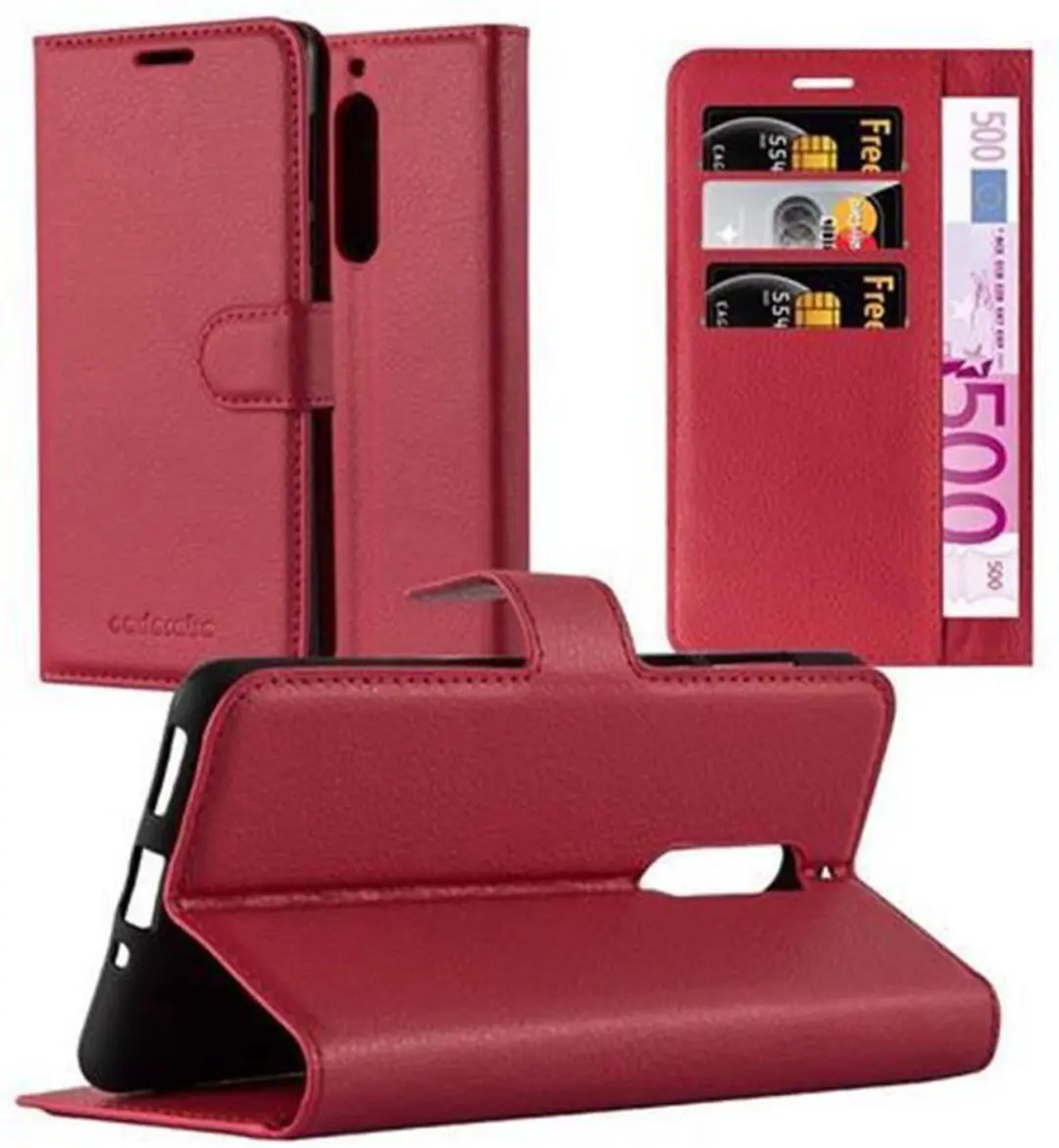 Cadorabo Hoesje geschikt voor Nokia 5 2017 in KARMIJN ROOD