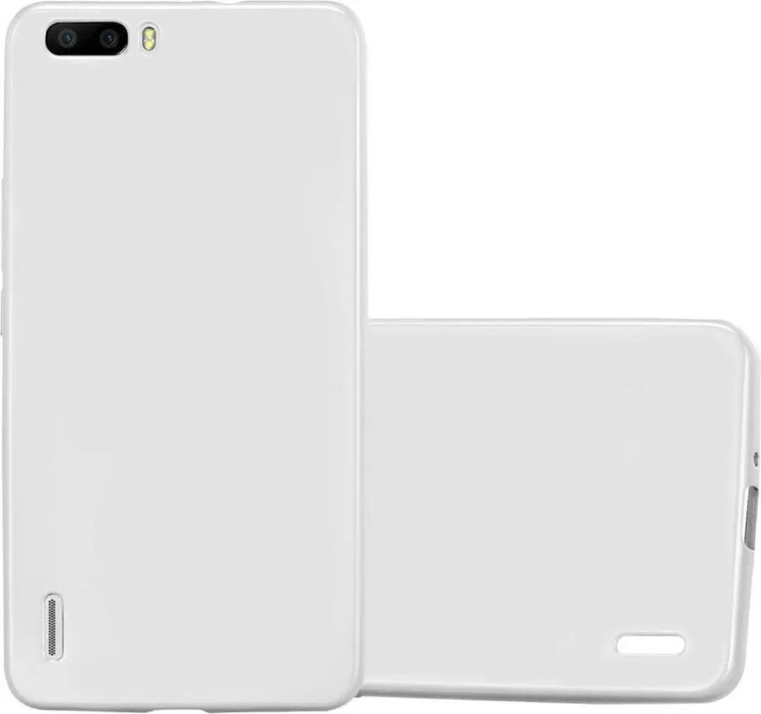 Cadorabo Hoesje geschikt voor Honor 6 PLUS in METALLIC ZILVER
