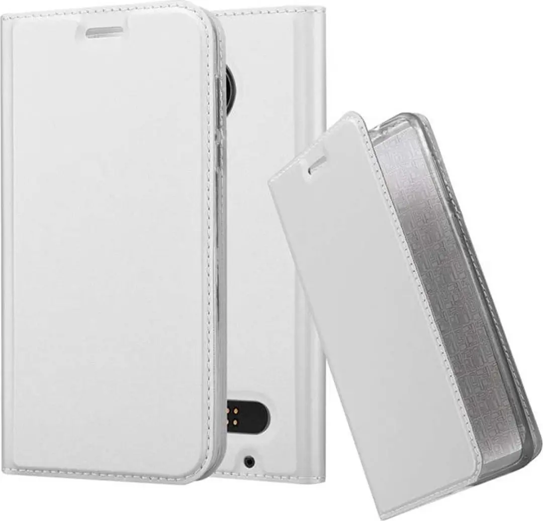 Cadorabo Hoesje geschikt voor Motorola MOTO Z2 in CLASSY ZILVER