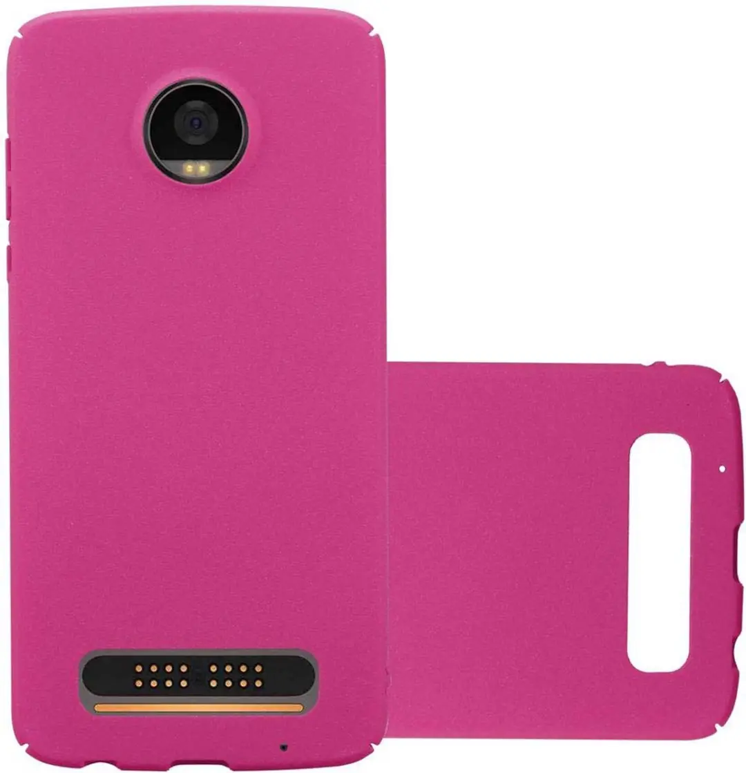 Cadorabo Hoesje geschikt voor Motorola MOTO Z2 PLAY / Z2 FORCE in FROSTY ROZE