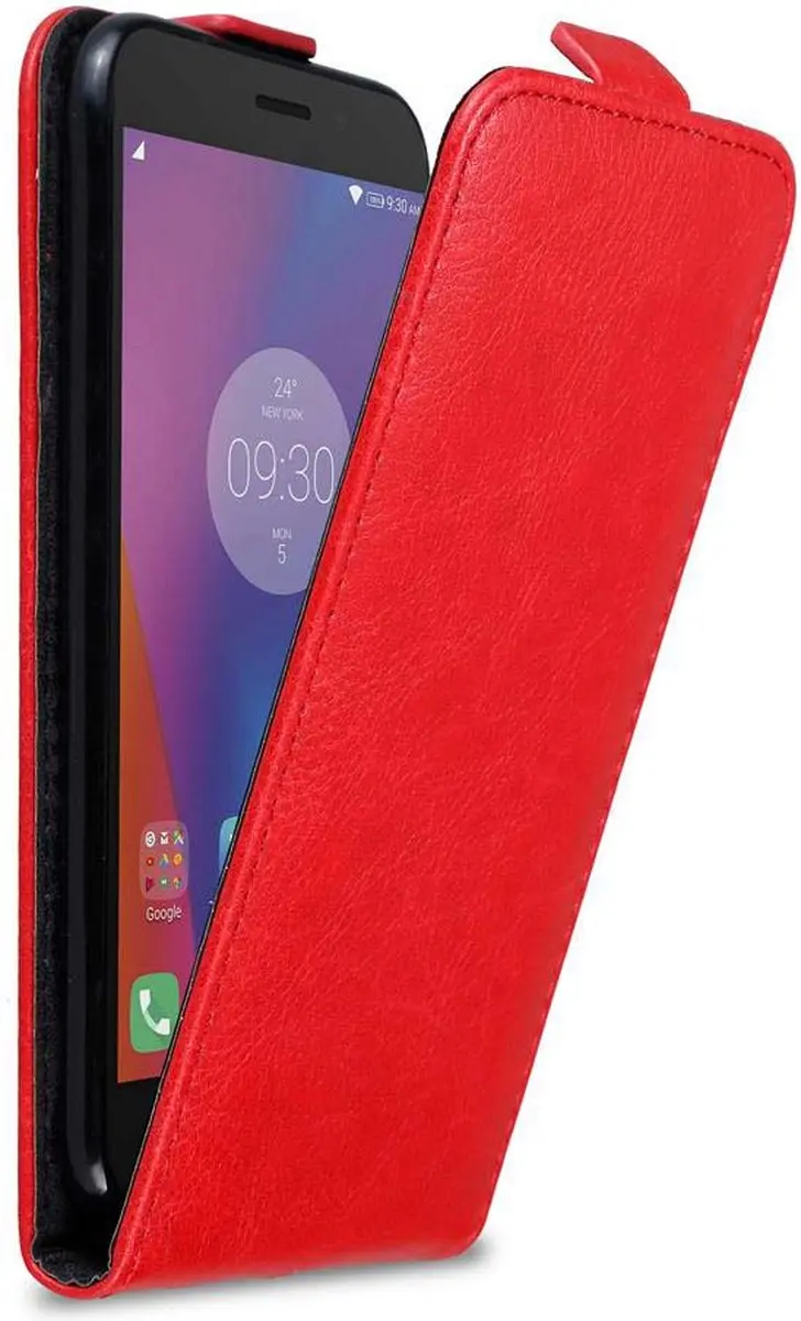 Cadorabo Hoesje geschikt voor Lenovo K6 / K6 POWER in APPEL ROOD