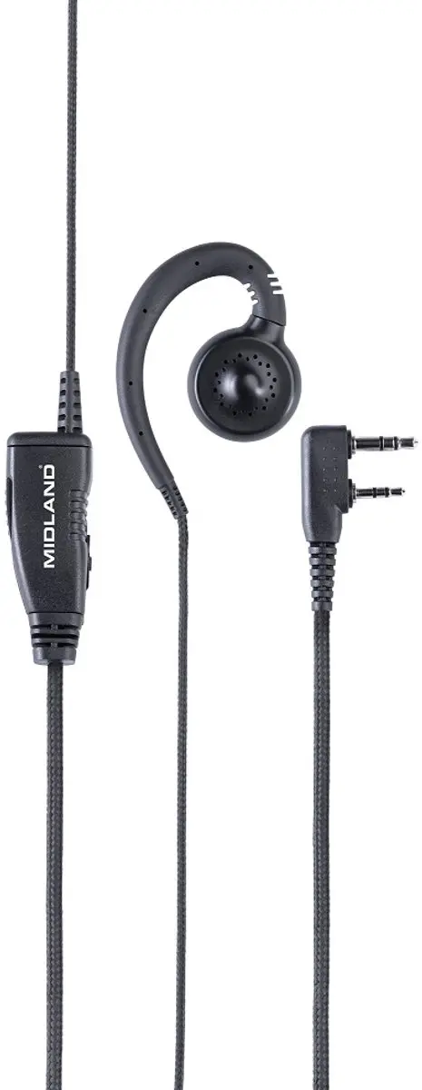 Mildand C1670 MA-29LK C-ring oortje voor 2-Pins Kenwood portofoons HD-speaker