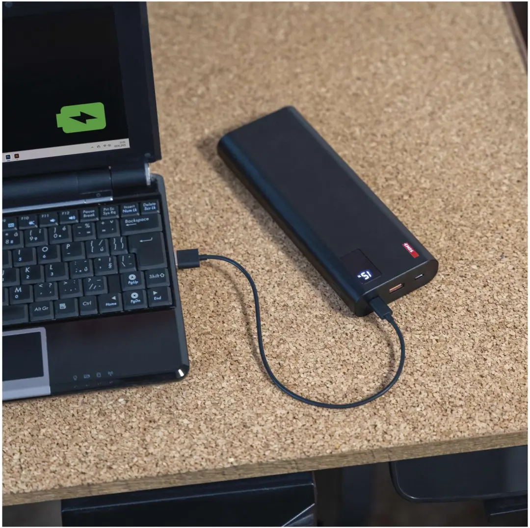 Emos NTBF30 Powerbank 27000mAh - 100W PD - Zwart - afbeelding 5 van 6