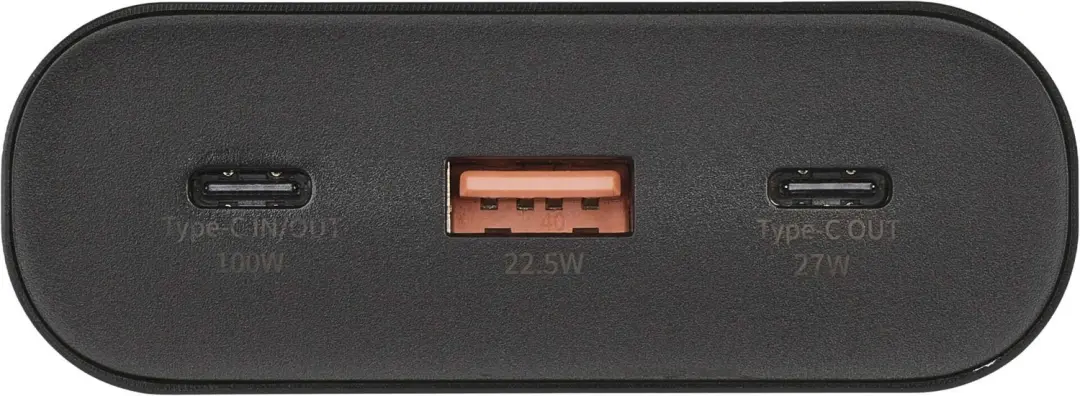 Emos NTBF30 Powerbank 27000mAh - 100W PD - Zwart - afbeelding 4 van 6