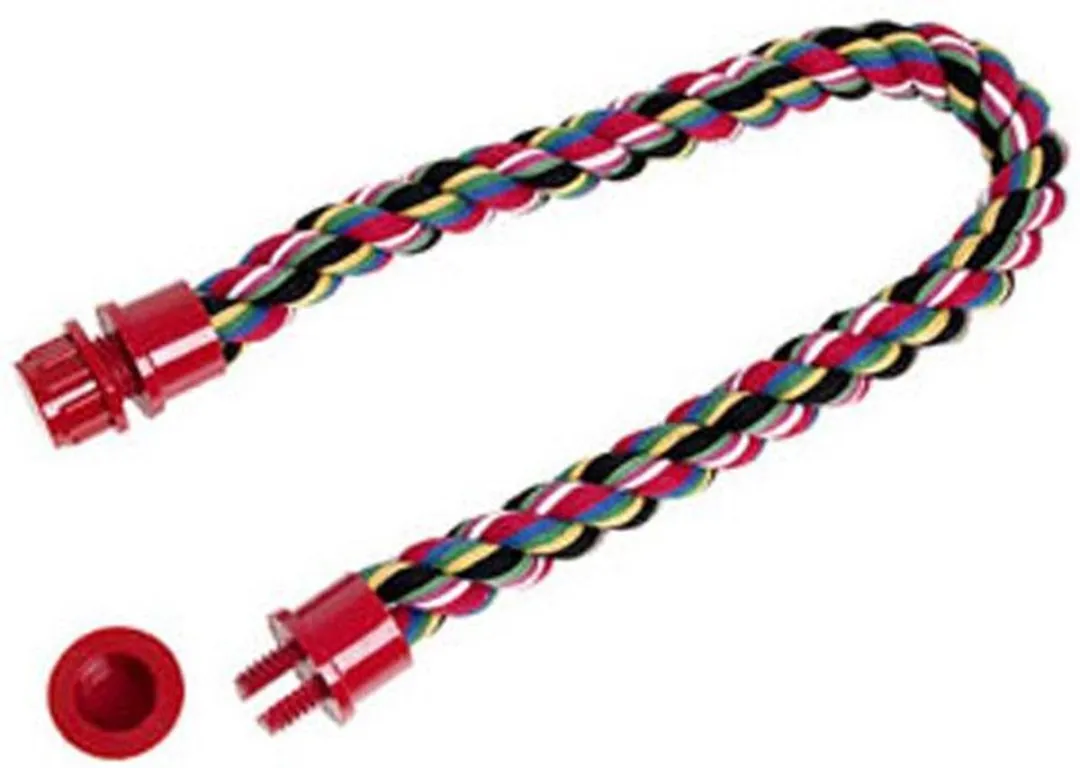 Flamingo Vogel Zitstok Katoen Twist Multicolor 66cm
