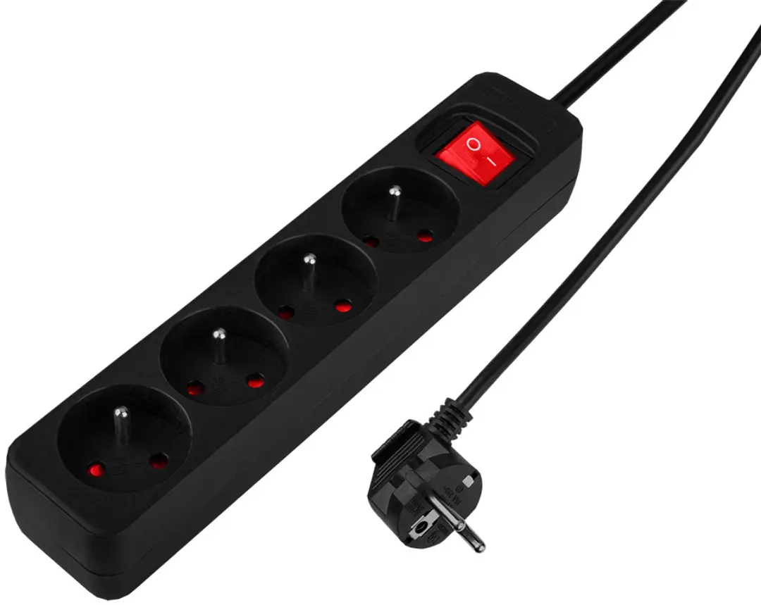 Neo Tools Verlengsnoer 1.5m - 4 Gaten - ON/OFF - afbeelding 4 van 6
