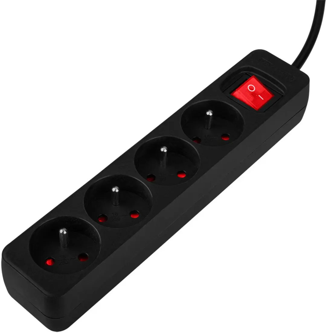 Neo Tools Verlengsnoer 1.5m - 4 Gaten - ON/OFF - afbeelding 3 van 6