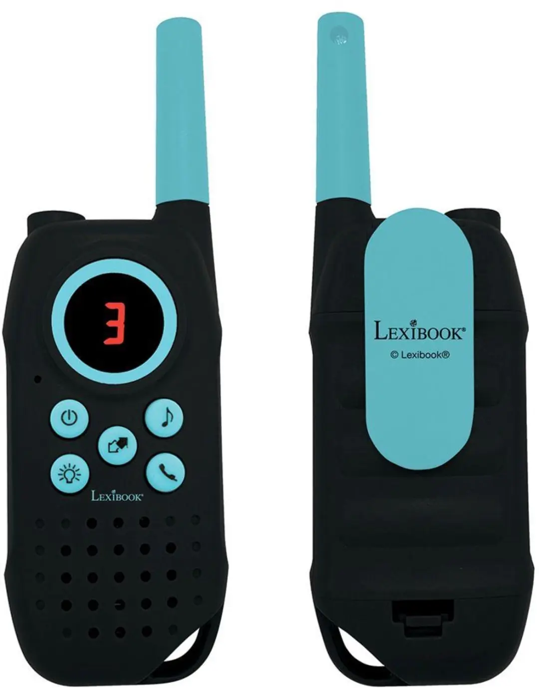 Lexibook TW42 01 06 Walkie-Talkie - 3 Kanalen - Zwart - afbeelding 3 van 6