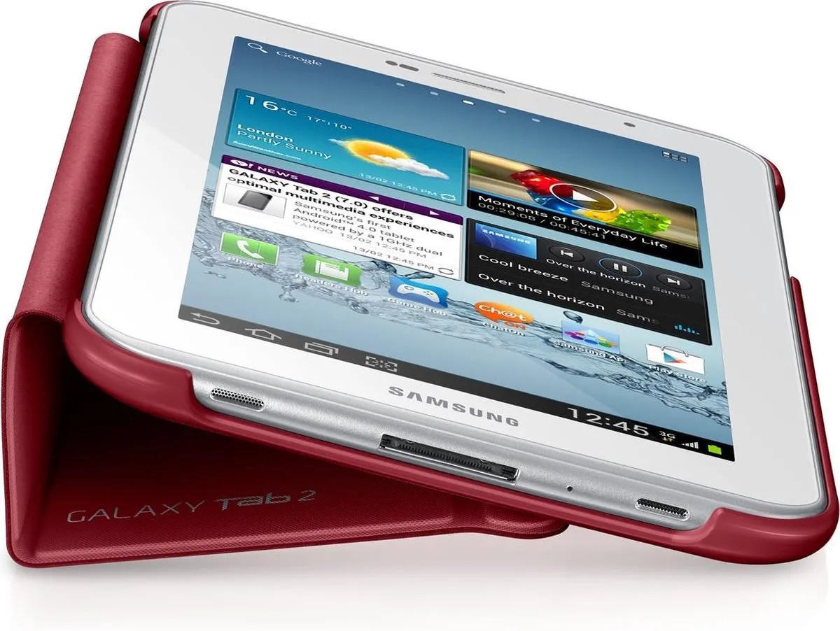 Samsung Book Cover EFC-1G5SOECSTD - 7 Inch - Rood - afbeelding 5 van 6