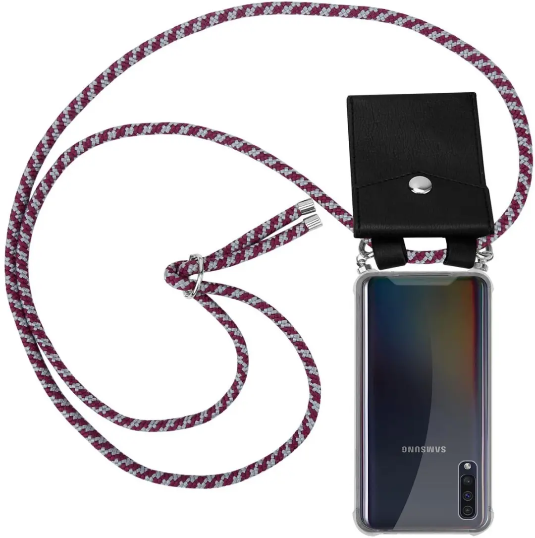Cadorabo Hoesje geschikt voor Samsung Galaxy A50 4G / A50s / A30s in ROOD WIT