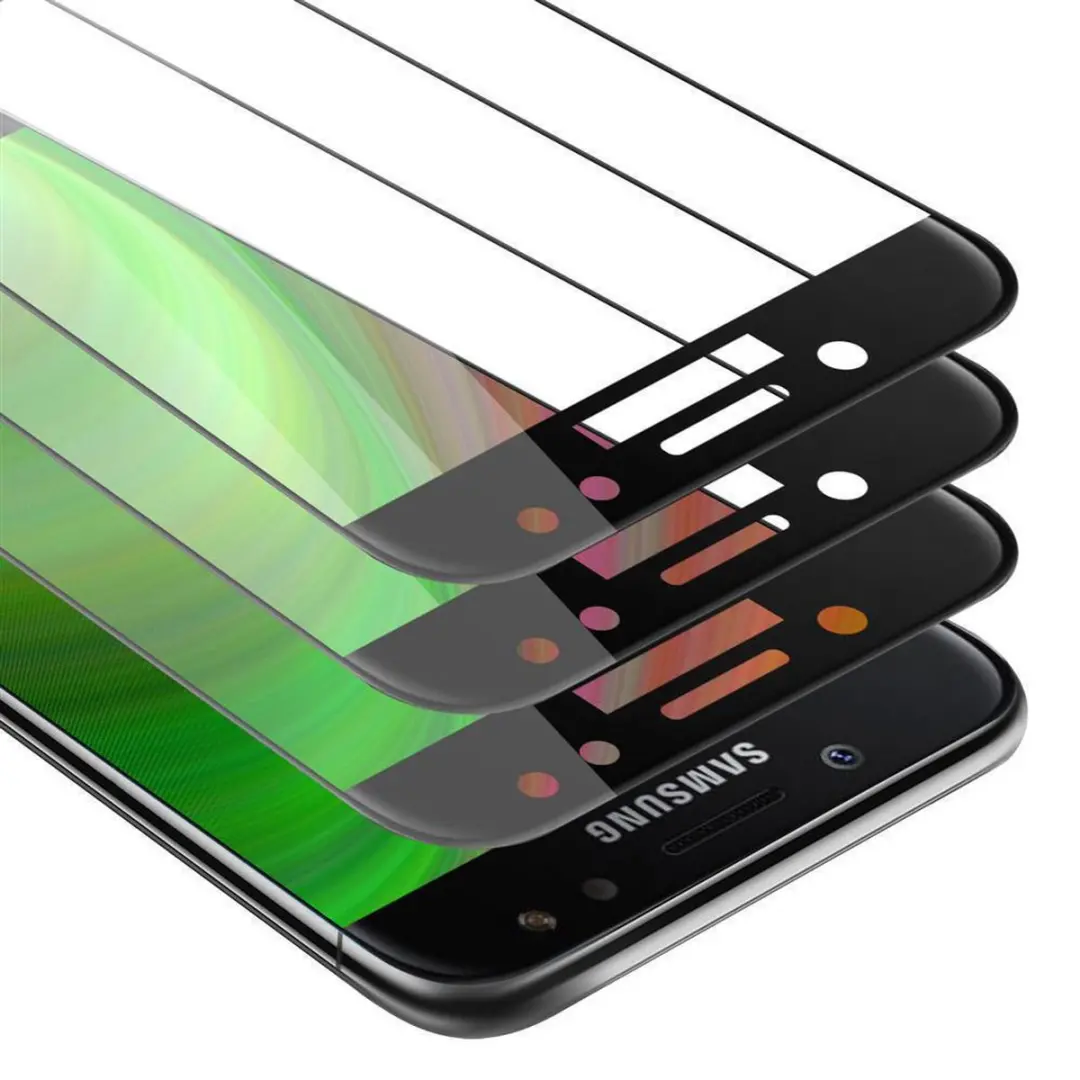 Cadorabo 3x Screenprotector geschikt voor Samsung Galaxy J7 2018 Volledig scherm