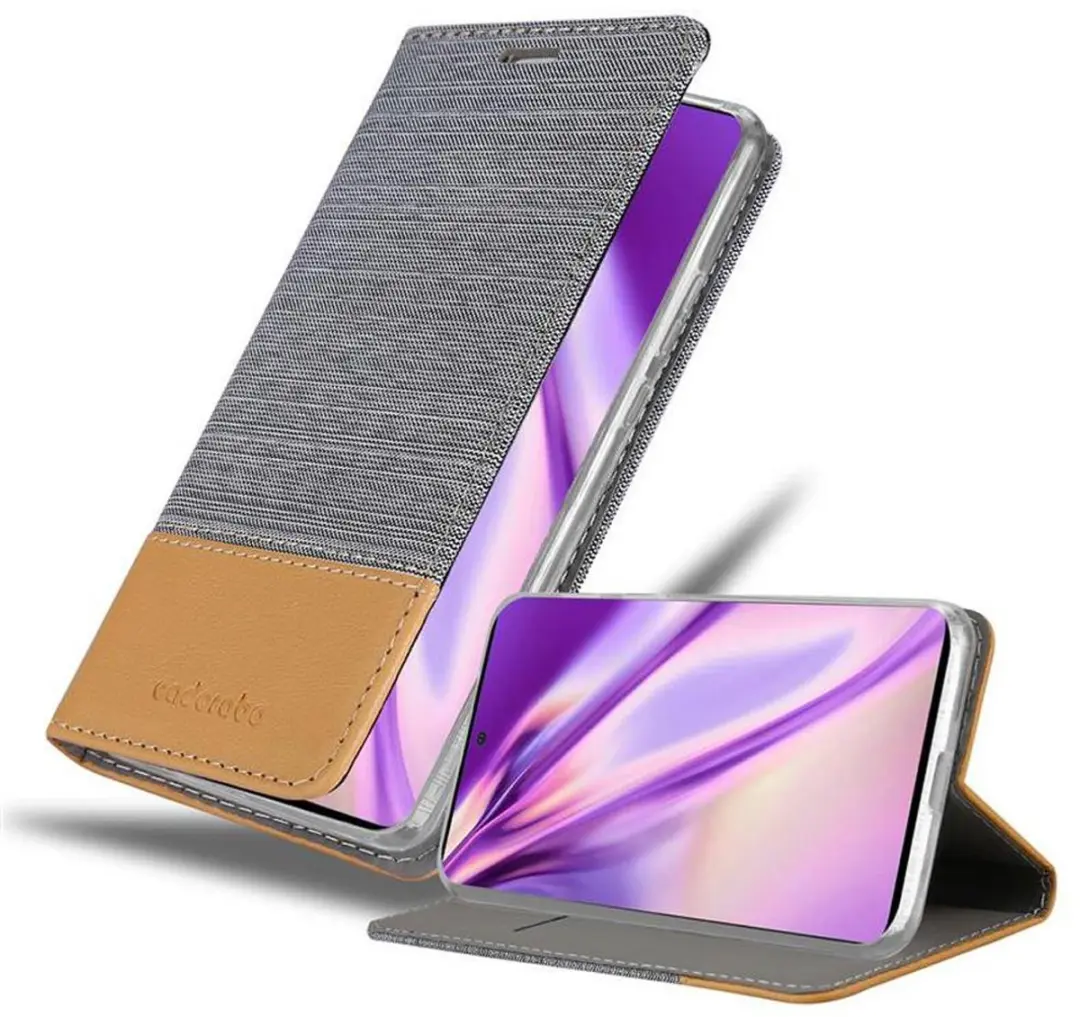 Cadorabo Hoesje geschikt voor Samsung Galaxy A51 5G in LICHTGRIJS BRUIN