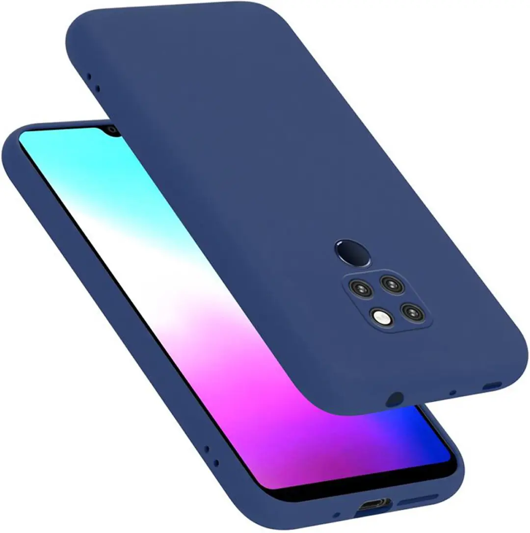 Cadorabo Hoesje geschikt voor Huawei MATE 20 in LIQUID BLAUW