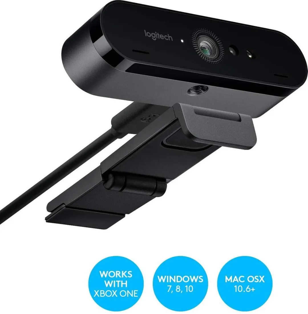 Logitech BRIO 960-001194 Webcam 4K - HDR - 60 FPS - Zwart