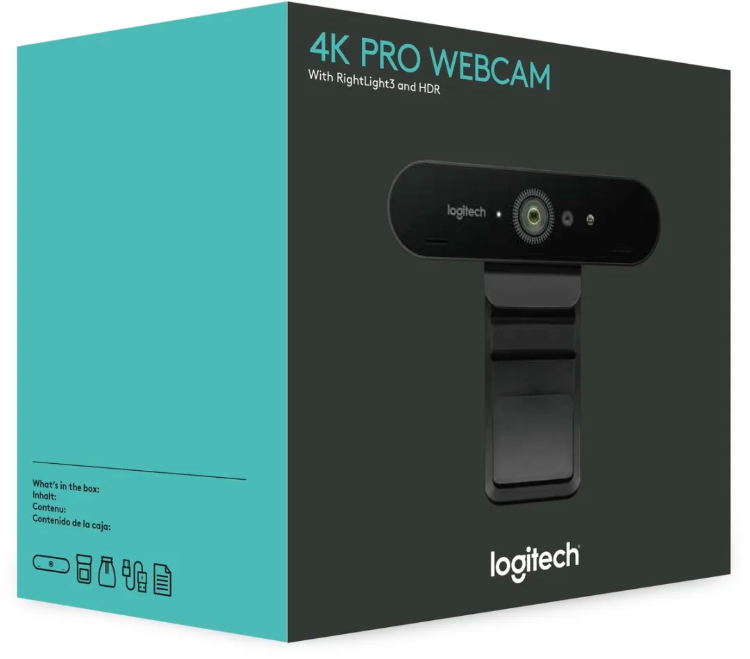 Logitech BRIO 960-001194 Webcam 4K - HDR - 60 FPS - Zwart