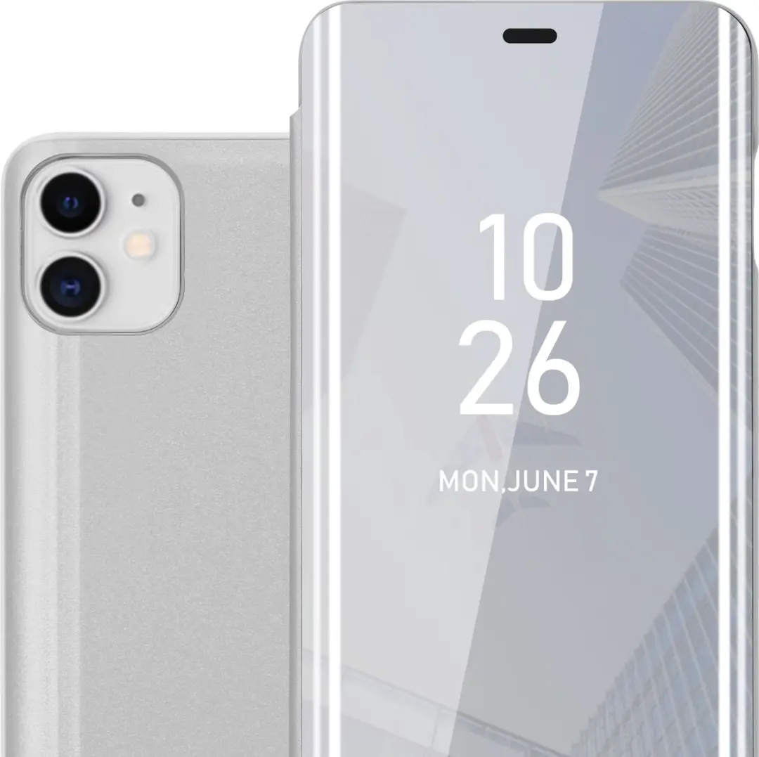 Cadorabo Hoesje geschikt voor Apple iPhone 11 in AGAAT ZILVER