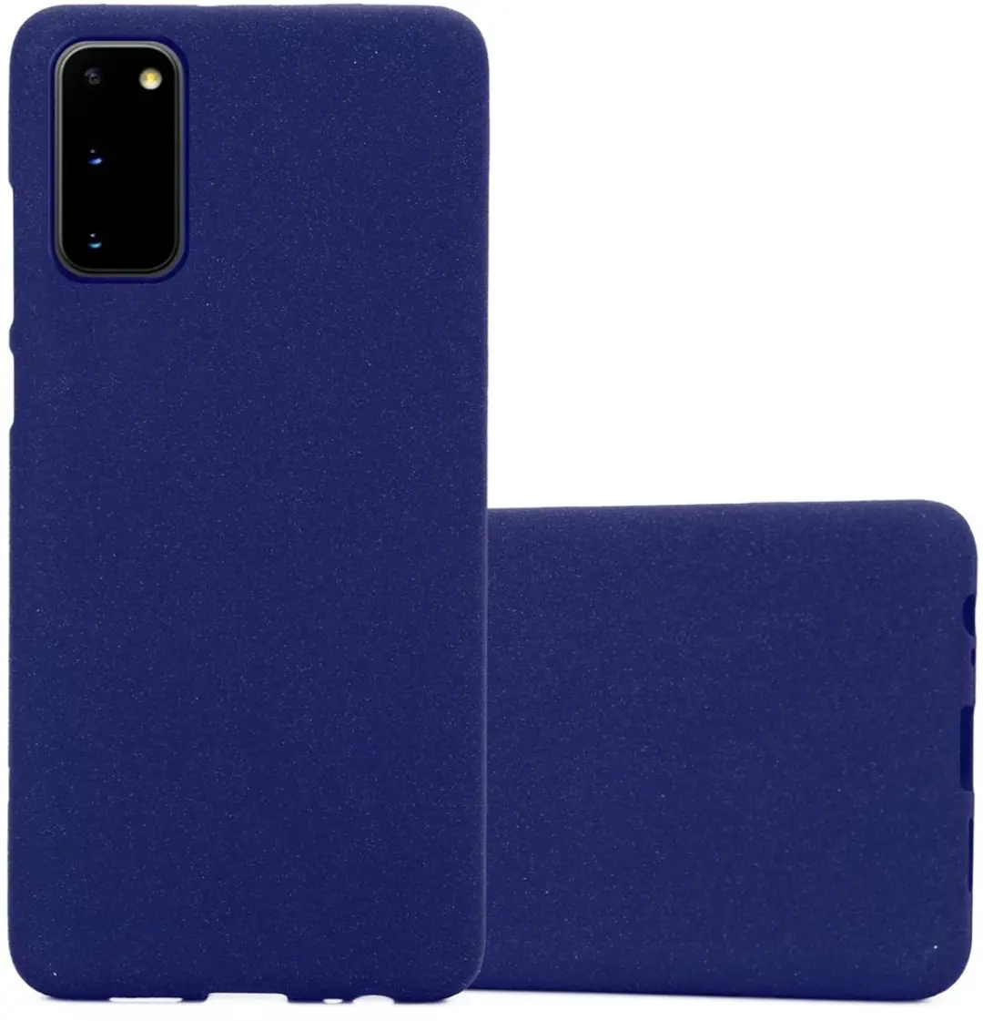 Cadorabo Hoesje geschikt voor Samsung Galaxy S20 in FROST DONKER BLAUW