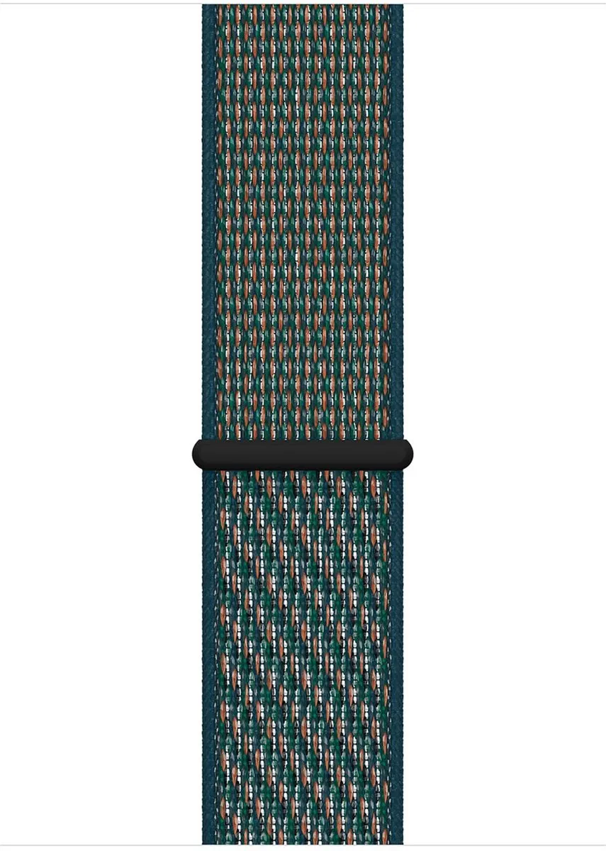Apple Nike Sport Loop Band - 38/40/41mm Hyper Crimson/Neptune Green