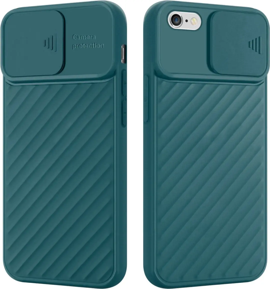 Cadorabo Hoesje geschikt voor Apple iPhone 6 PLUS / 6S PLUS in Mat Groen