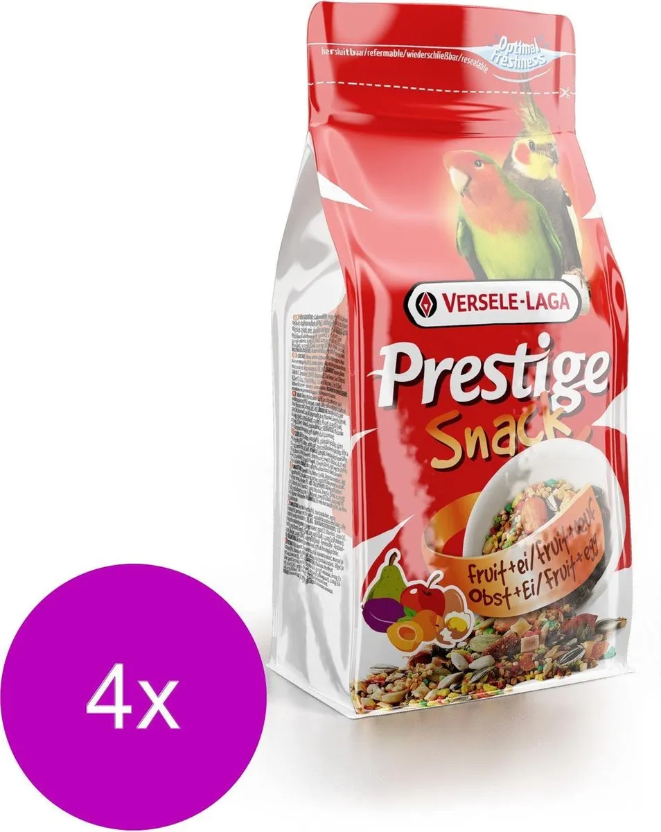 Versele-Laga Prestige Snack Grote Parkieten - 4x125g