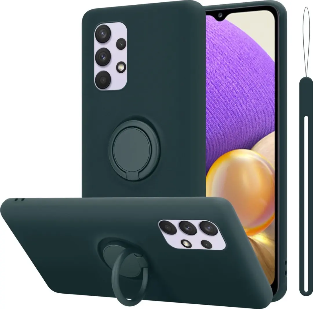 Cadorabo Hoesje geschikt voor Samsung Galaxy A33 5G in LIQUID GROEN