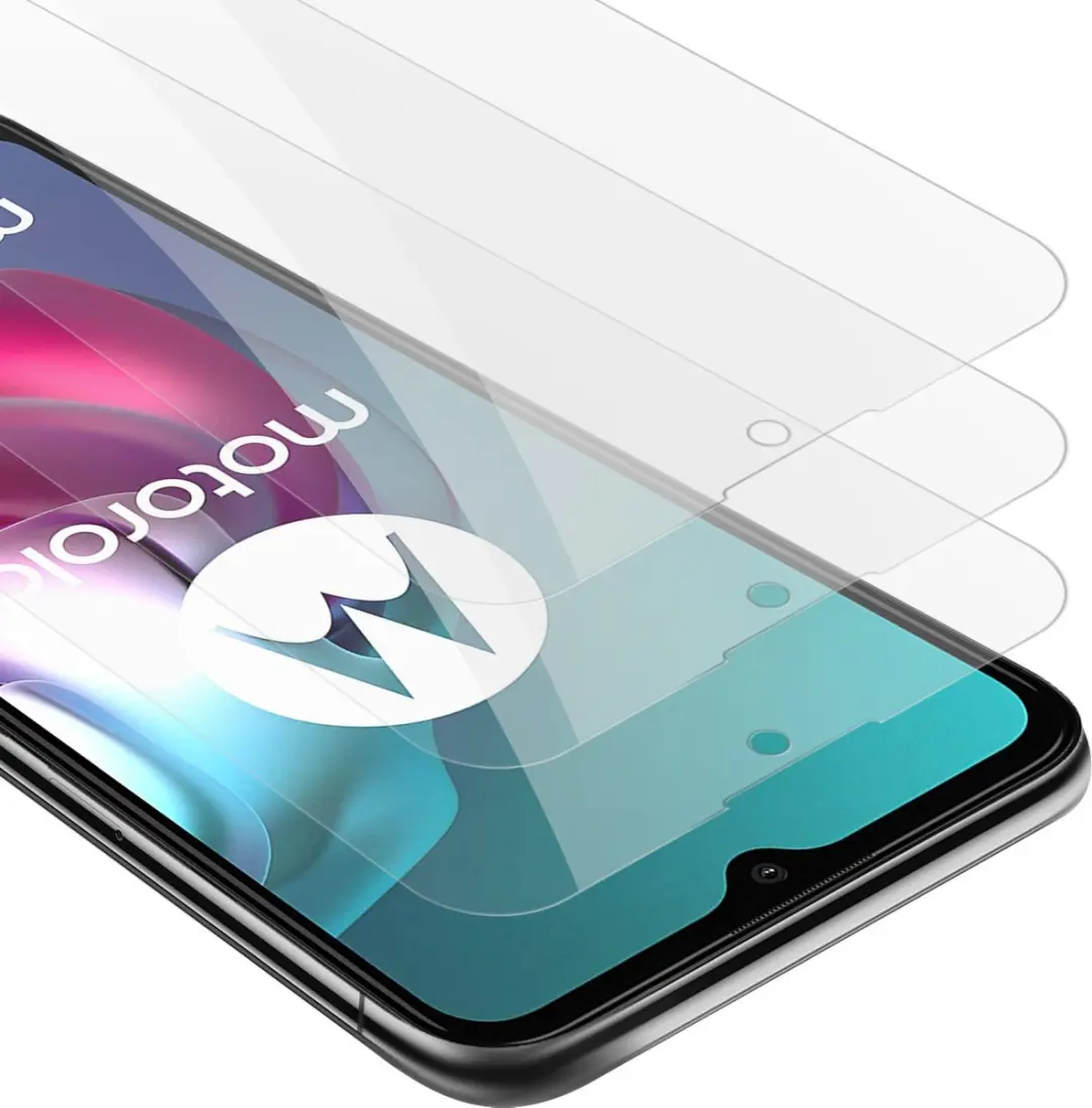 Cadorabo 3x Screenprotector geschikt voor Motorola MOTO G10 / G30