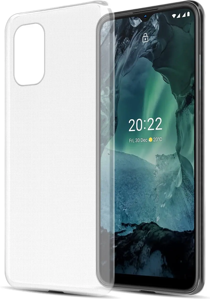 Cadorabo Hoesje geschikt voor Nokia G11 / G21 in VOLLEDIG TRANSPARANT