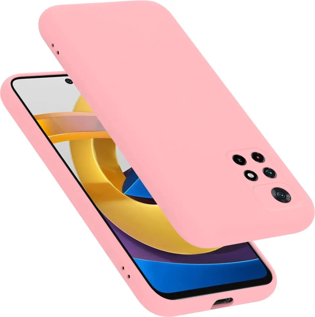 Cadorabo Hoesje geschikt voor Xiaomi POCO M4 PRO 5G in LIQUID ROZE