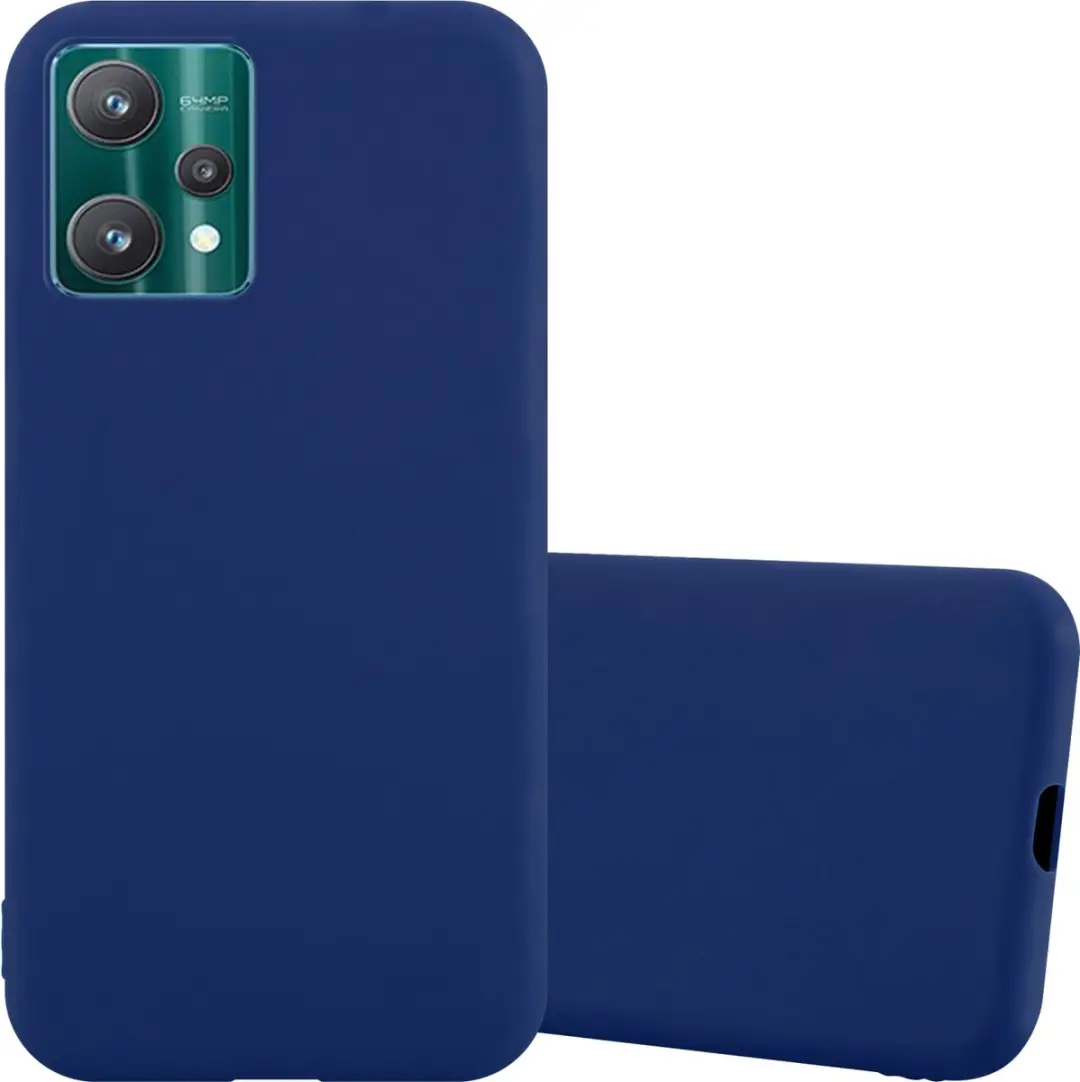 Cadorabo Hoesje geschikt voor Realme 9 4G / 9 PRO+ in CANDY DONKER BLAUW