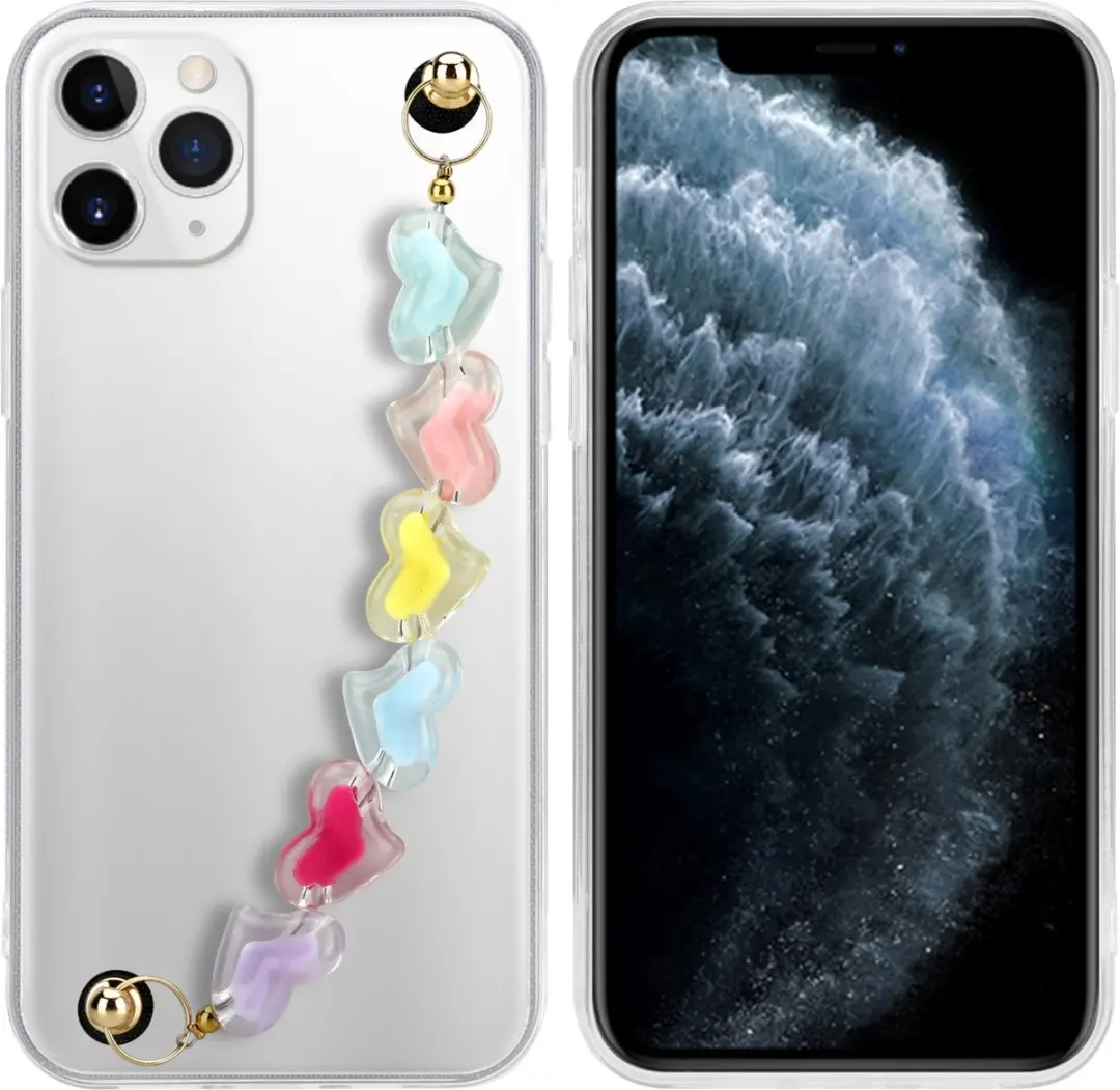 Cadorabo Hoesje geschikt voor Apple iPhone 11 PRO in Transparant met kleurrijke