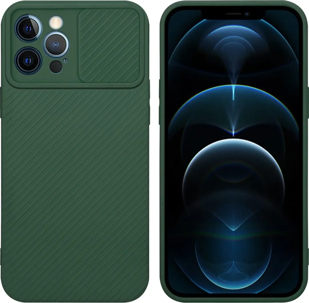 Cadorabo Hoesje geschikt voor Apple iPhone 12 PRO MAX in Bonbon Groen