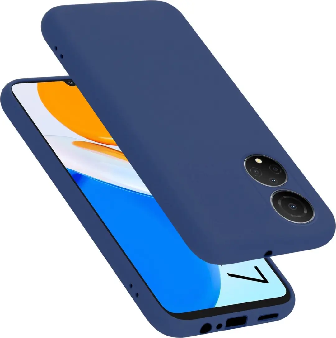Cadorabo Hoesje geschikt voor Honor X7 in LIQUID BLAUW
