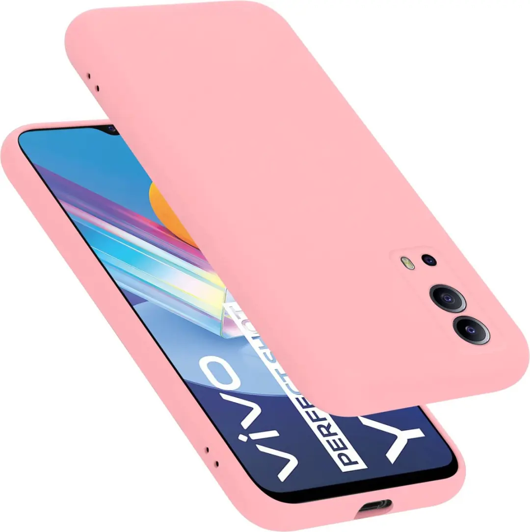 Cadorabo Hoesje geschikt voor Vivo Y52 5G / Y72 5G in LIQUID ROZE