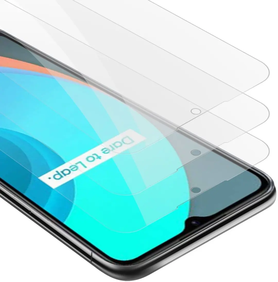 Cadorabo 3x Screenprotector geschikt voor Realme C11 2020