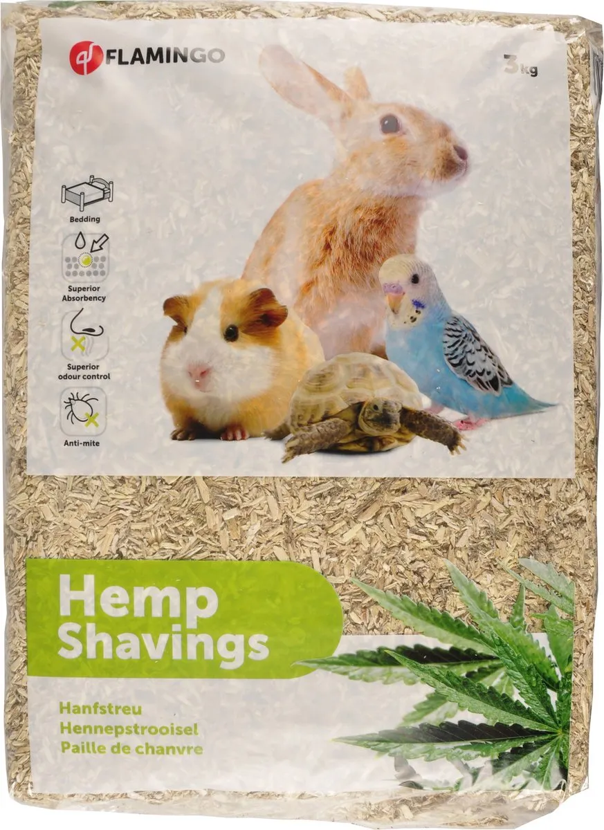 Flamingo Bodembedekking Hennepstrooisel 3 kg