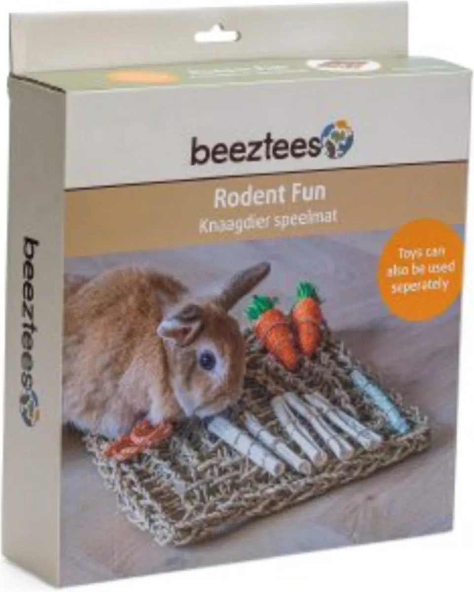 Beeztees Knaagdieren Speelmat - Beige - afbeelding 6 van 6