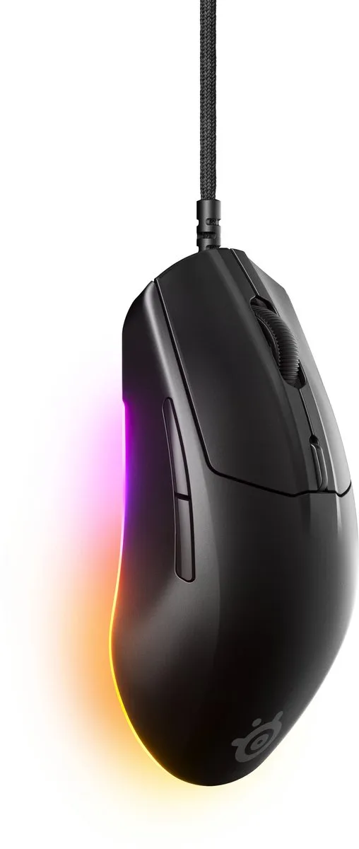 SteelSeries Apex 3 TKL + Rival 3 + QcK Mini Bundel - Zwart