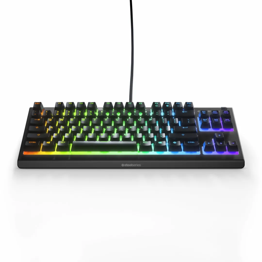 SteelSeries Apex 3 TKL + Rival 3 + QcK Mini Bundel - Zwart - afbeelding 6 van 6