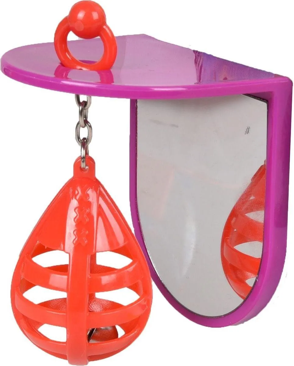 Flamingo Vogelspeelgoed Boksbal Spiegel