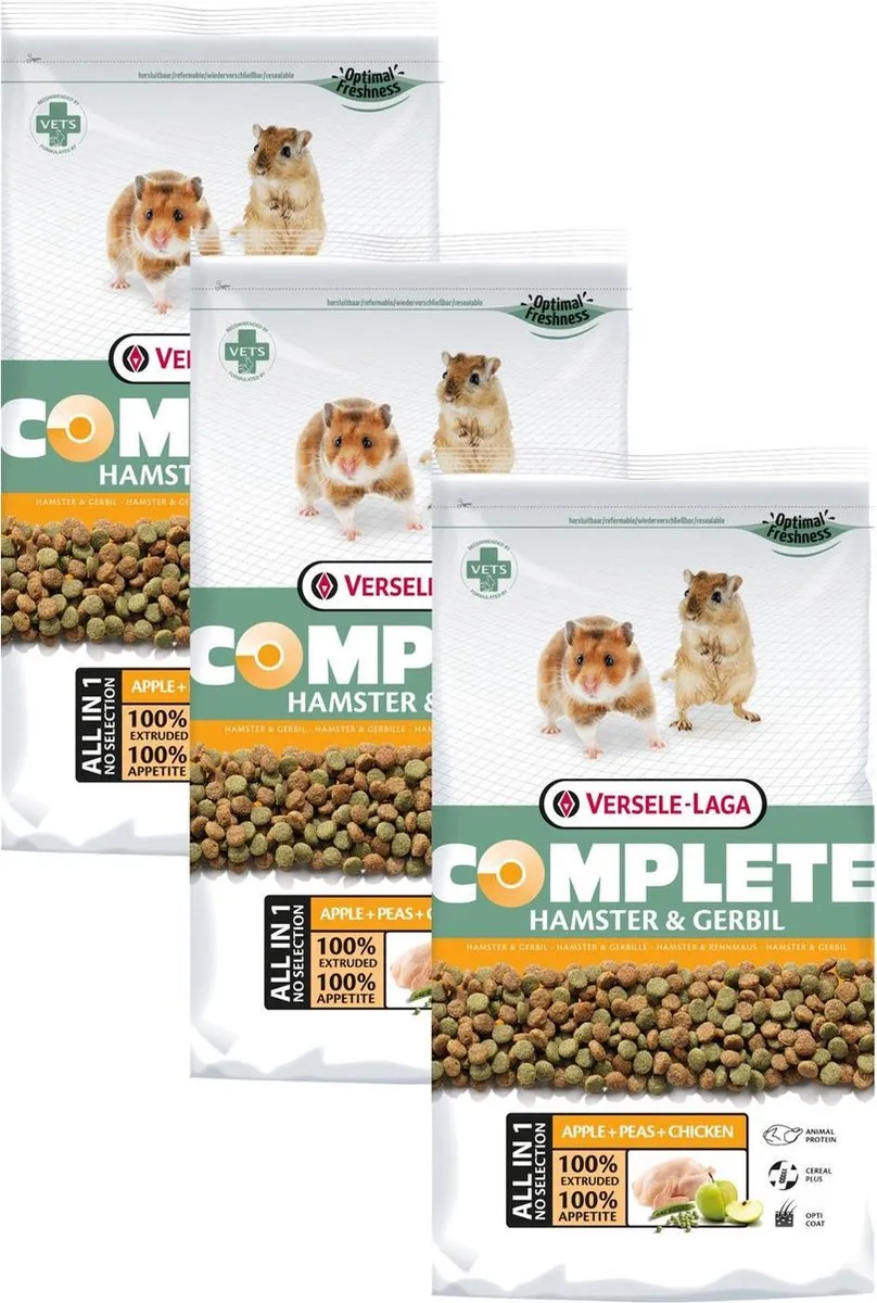Versele-Laga Complete Hamster & Gerbil 3x2kg