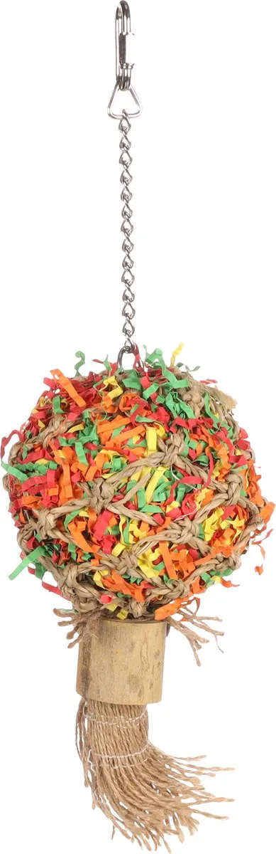 Flamingo Vogelspeelgoed Boeket Papier Klein - 10x9x36cm - Multicolor