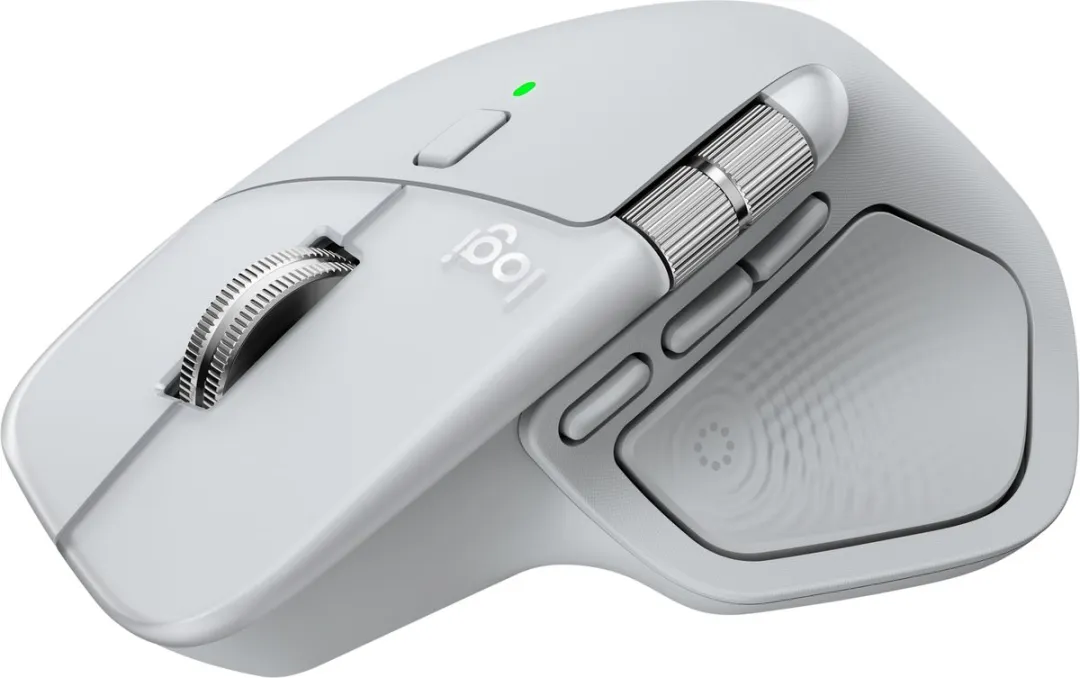 Logitech MX Master 4 Draadloze Muis - Rechtshandig - Mac - Zilver
